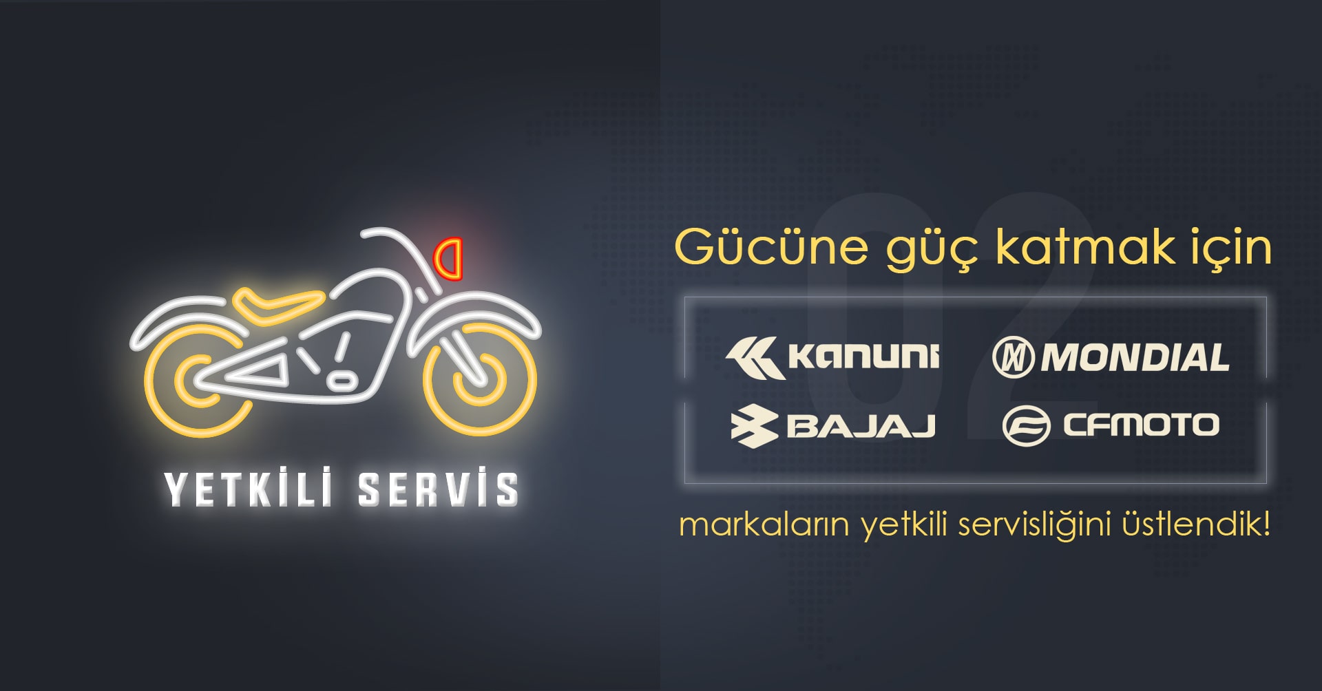 kanuni, bajaj, mondial, cfmoto yetkili servisi